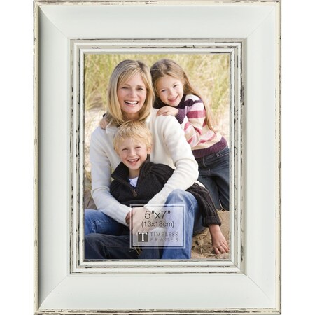 Made4Mansions 5x7 Della White Picture Frame - Soft White - 5x7 MA3845706